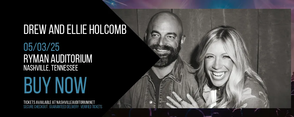 Drew and Ellie Holcomb at Ryman Auditorium